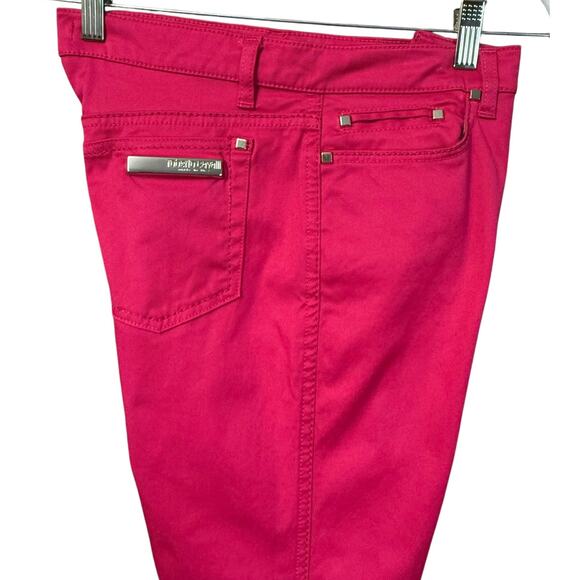 Roberto Cavalli Bright Pink Jeans Authentic Made in Italy Size 44 Straight Leg - Picture 2 of 12